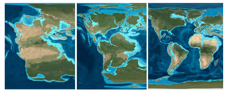 separação da América do Sul e África